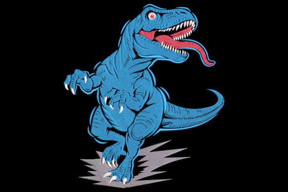 Blue T-Rex Dinosaur: A Craft Fair Review
