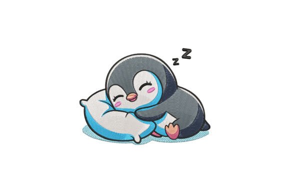 Cute Penguin Sleeping on a Pillow: A Designer's Review