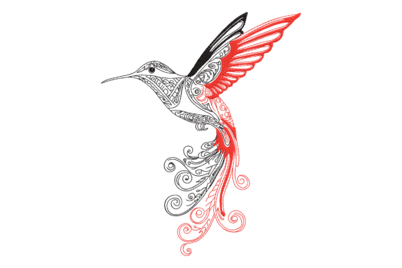 Elegant Tribal Hummingbird: A Designer Review