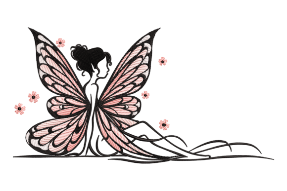 Fairy with Butterfly Wings Embroidery Review