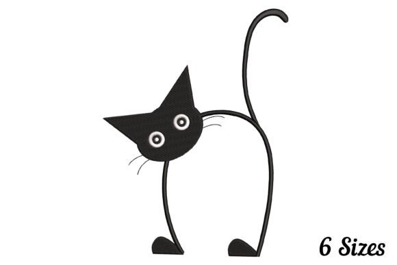 Funny Black Cat Embroidery Design Review