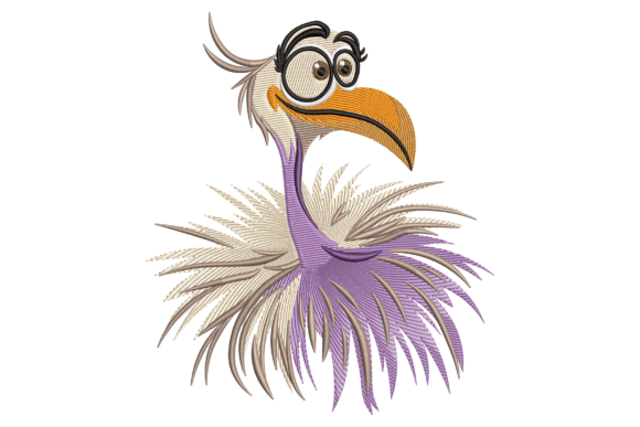 Funny Cartoon Bird Embroidery Design Review