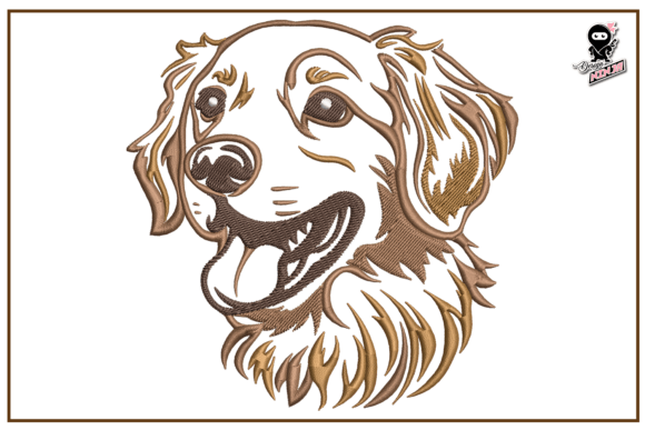 Golden Retriever Portrait: A Seasonal Design Review