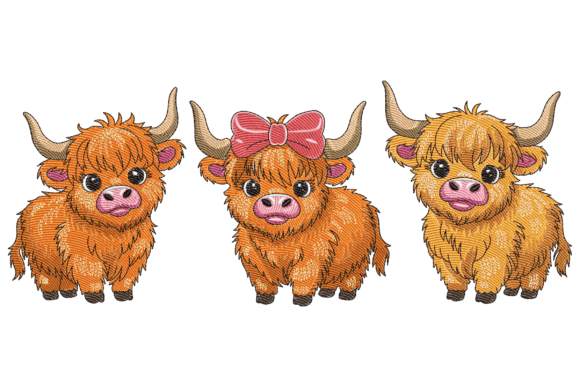 Highland Cow Family: A Craft Fair Review