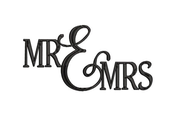 Mr. Mrs. Couple Embroidery Design Review