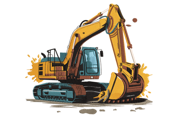 Powerful Excavator at Work: A Designer Review