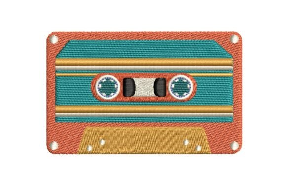 Retro Cassette Embroidery Design Review