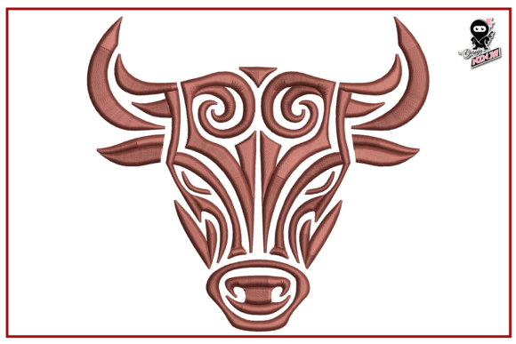 Tribal Bull Head: A Bold Embroidery Review